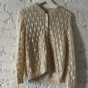 Vintage Bridal Sequined Cardigan